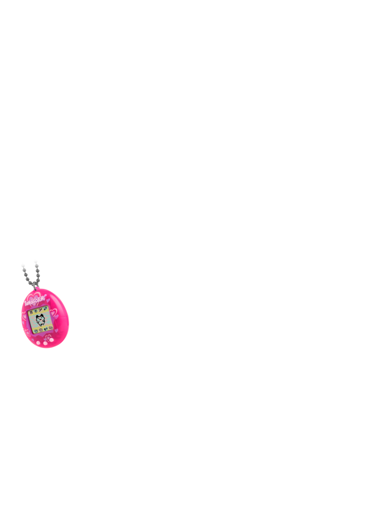Tamagotchi Rosa de la portada de las colecciones