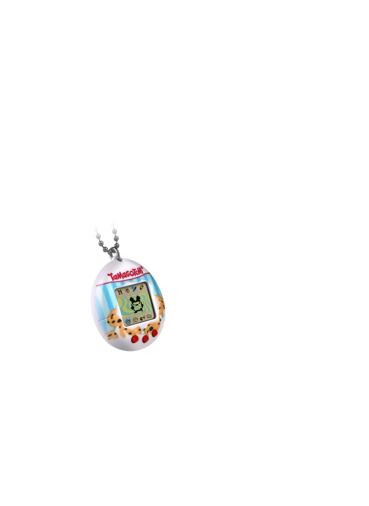Tamagotchi Blanco de la portada de las colecciones