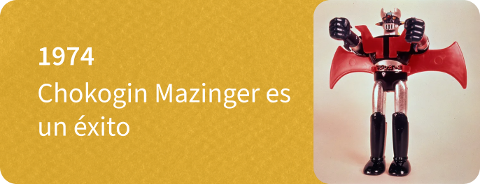 1974 - Chokogin Mazinger es un éxito